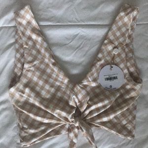 Montce Swim - Spring Gingham Bikini Top